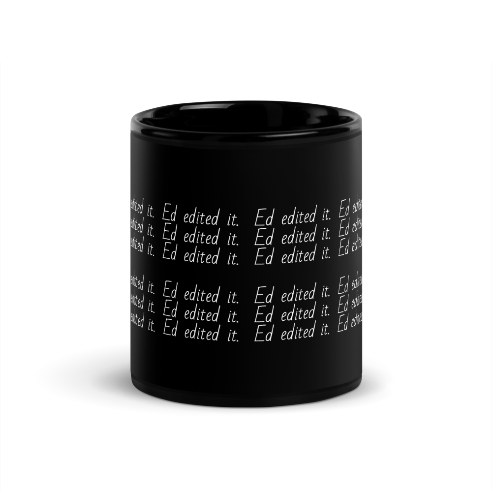 Black Glossy Mug