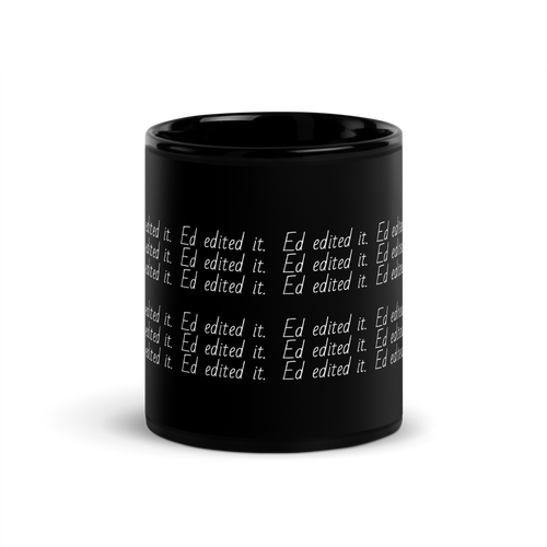 Black Glossy Mug