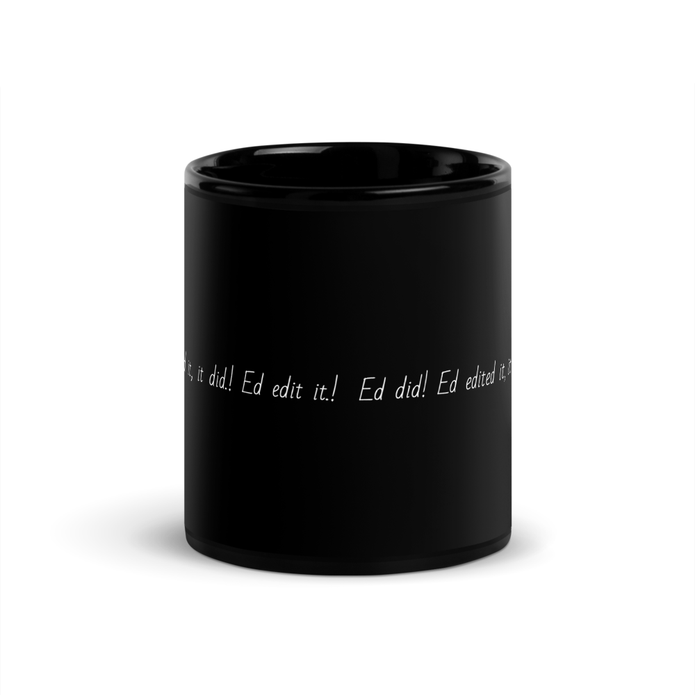 Black Glossy Mug
