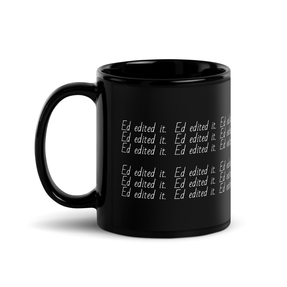 Black Glossy Mug