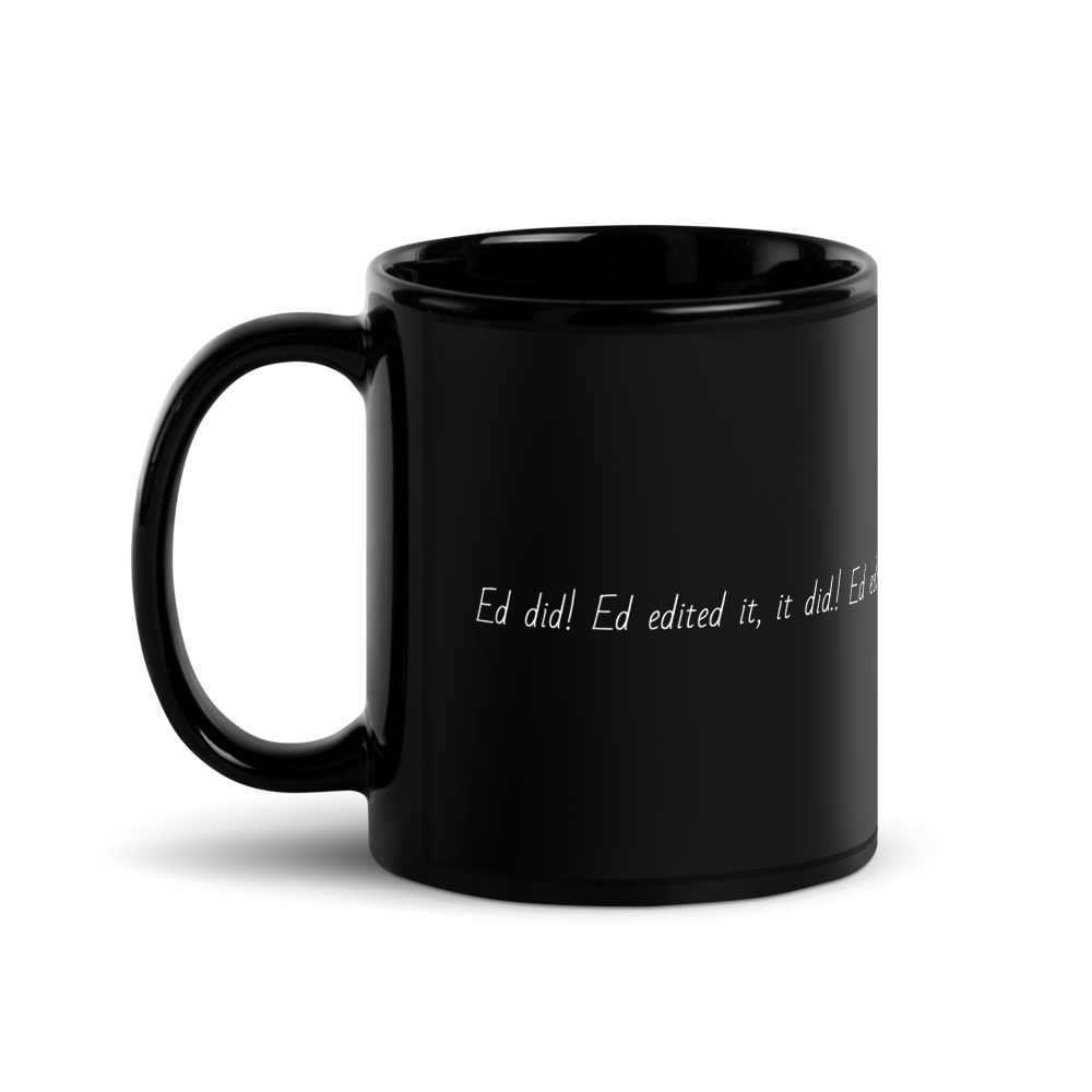 Black Glossy Mug