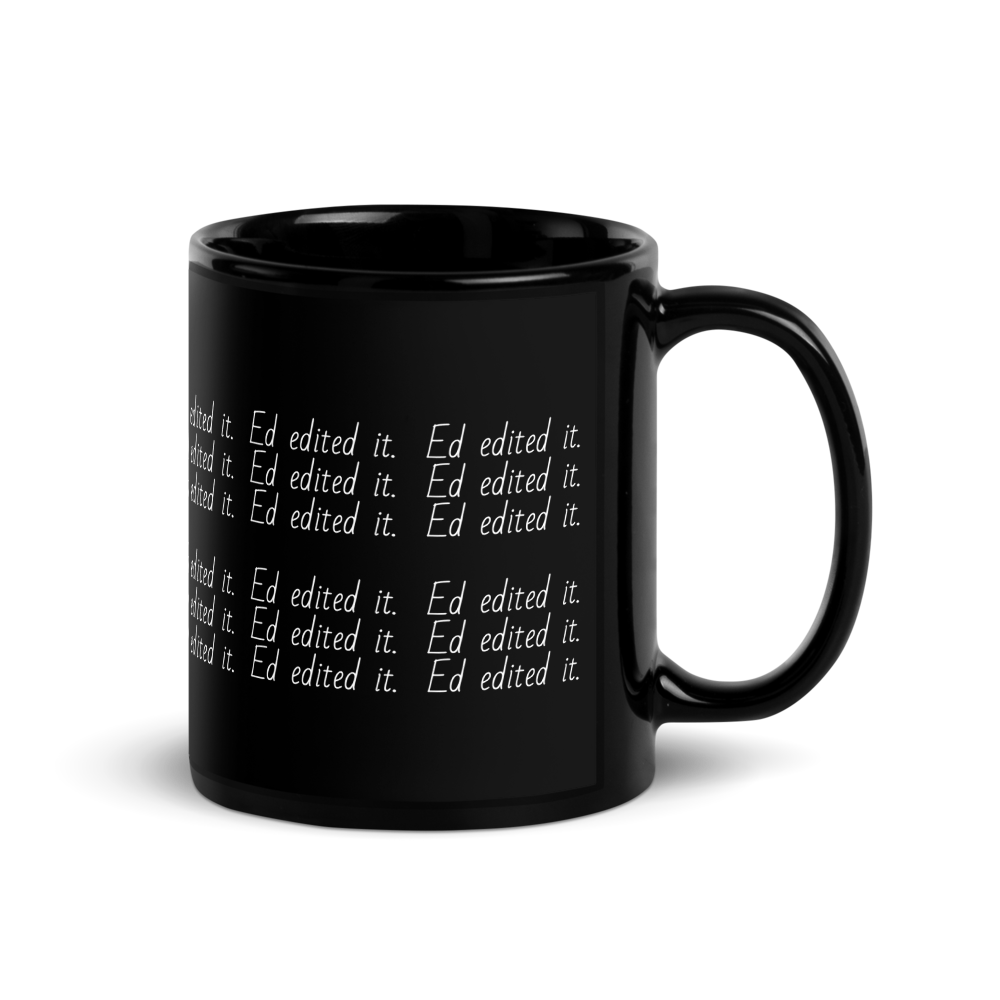 Black Glossy Mug